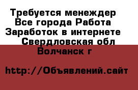 Требуется менеждер - Все города Работа » Заработок в интернете   . Свердловская обл.,Волчанск г.